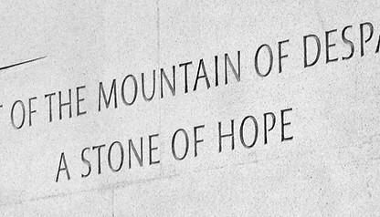 _Martin Luther King Jr Quote Detail (A Stone)_ --- MLK Jr. quote etched in granite at the 