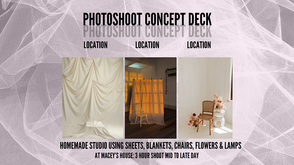 Photoshoot Concept Deck: Fall 2023