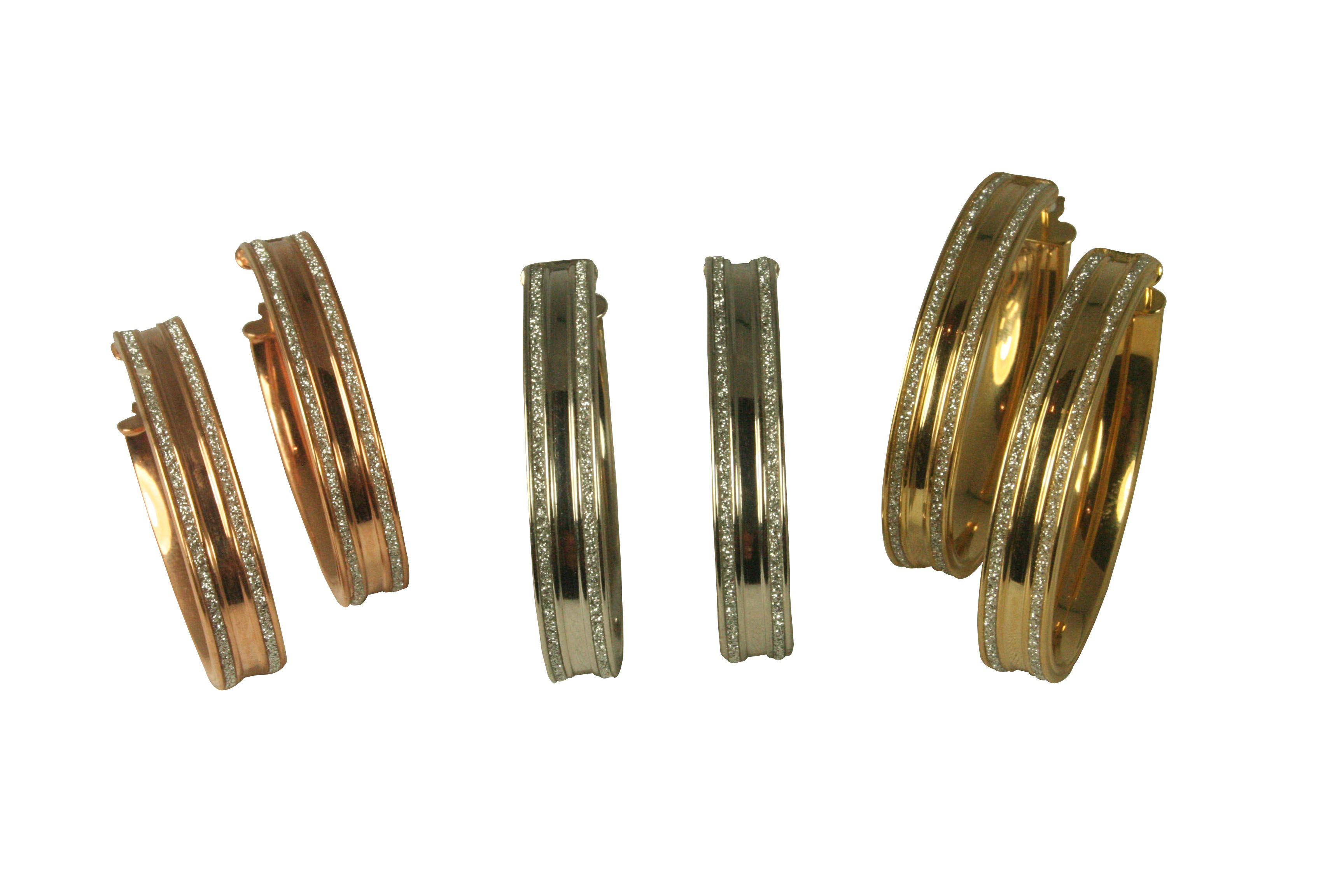 Solid 10k Hoop Earrings