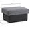 Thumbnail: Dimensions of our grey and black footstool - Leeds Home Furniture, Armley, Leeds, United Kingdom.