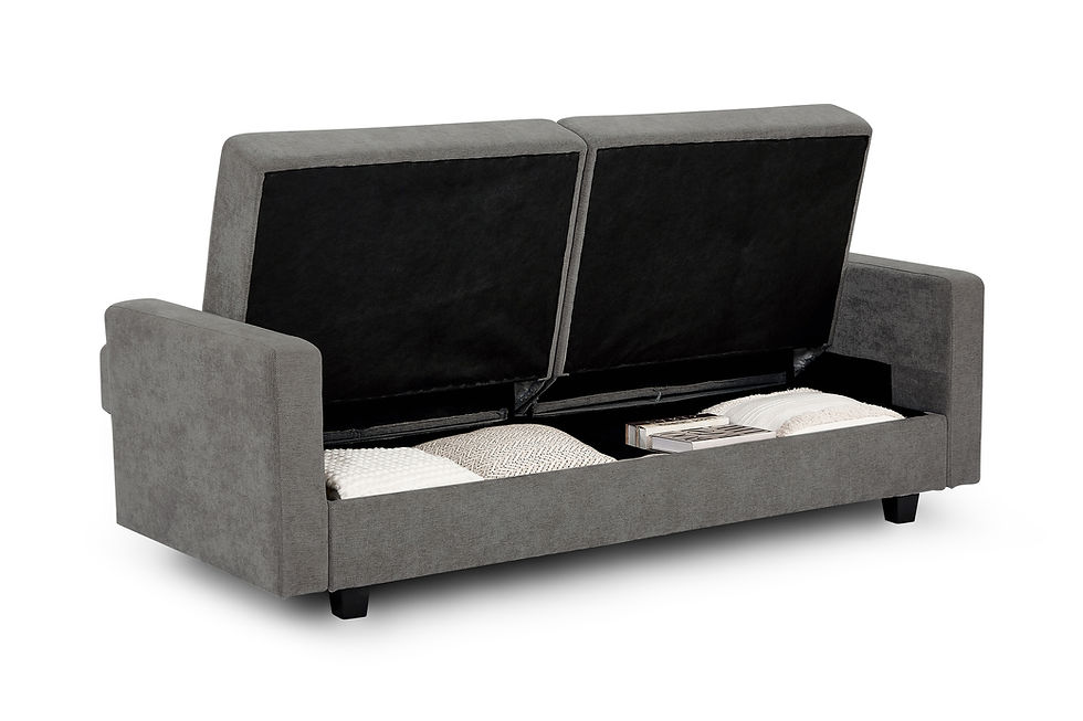 Thumbnail: Contemporary sofa bed with storage compartment - Leeds Home Furniture, LS12 2ND.