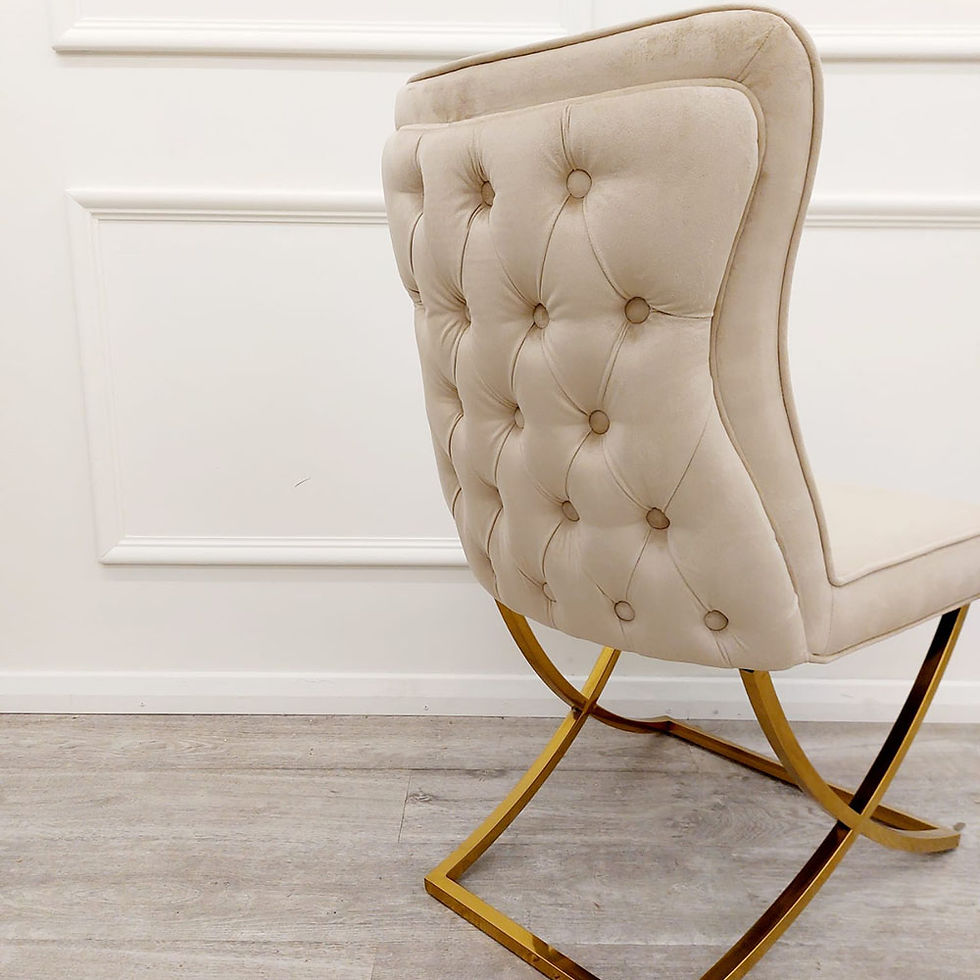 Thumbnail: Elegant chair with a stylish design, available at Leeds Home Furniture, Armley, LS12 2ND, Leeds. Delivering all over the UK.