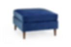 Modern footstool with sleek design - Leeds Home Furniture, Armley, Leeds, United Kingdom.