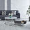 Thumbnail: White round coffee table, set of 2 coffee table, chrome legs, available in furniture store in Armley, Leeds