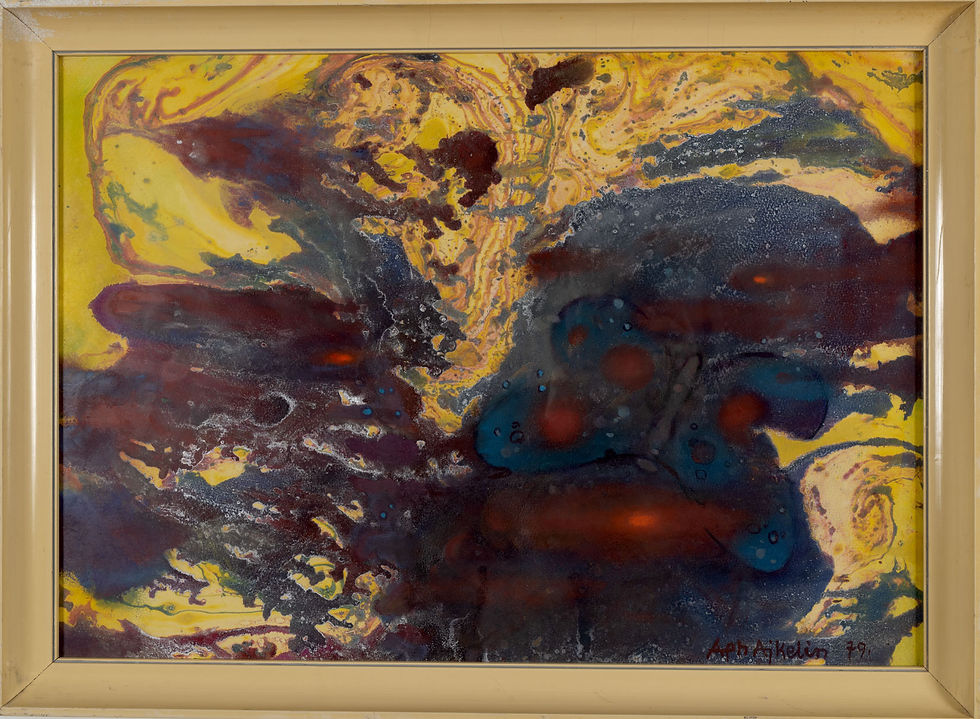 Indexkép: Ágh-Ajkelin Lajos: Mimikri (50x70)