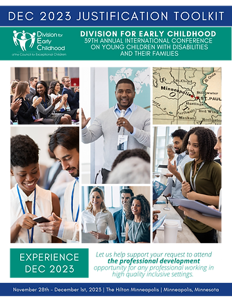 Division for Early Childhood's 39th Annual International Conference on ...