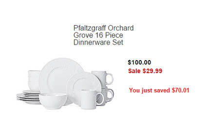 Expired) Macy\'s: Pfaltzgraff Orchard Grove 16 Piece Dinnerware Set ... Expired) Macy\'s: Pfaltzgraff Orchard Grove 16 Piece Dinnerware Set ...