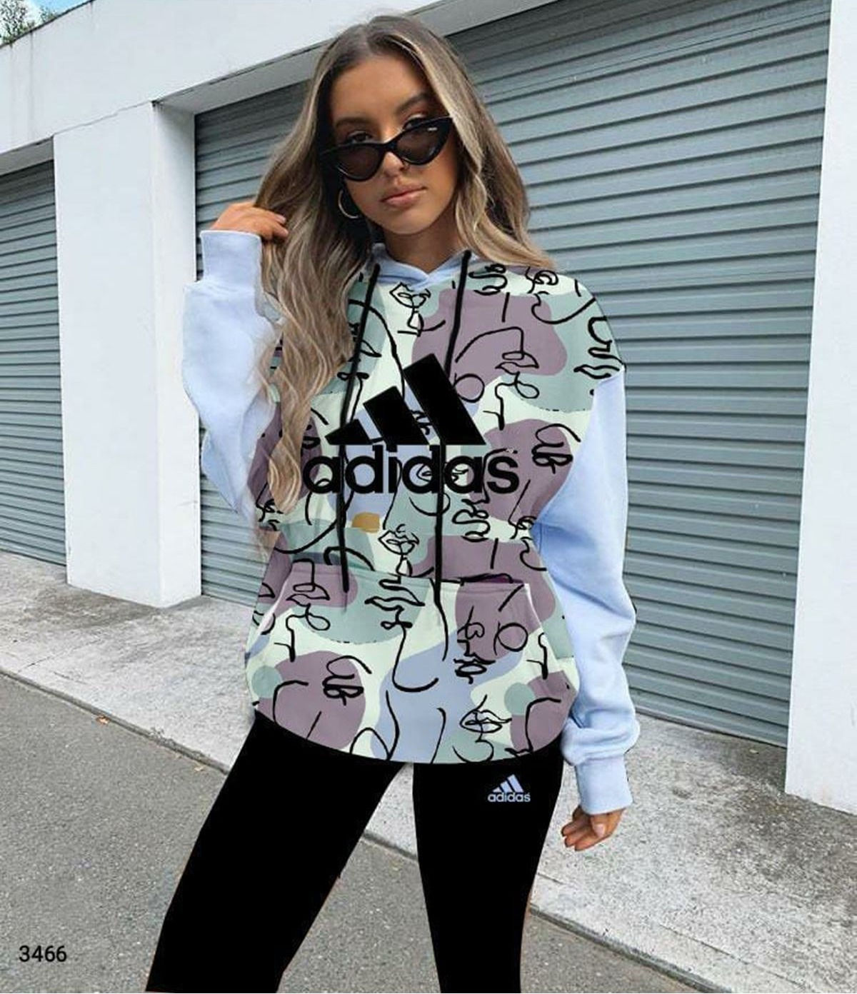 Multi Baskılı Add Takım - MAVİ