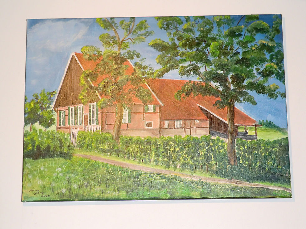 Ur-Gebäude gemalt