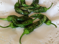 Famed Gernika green peppers