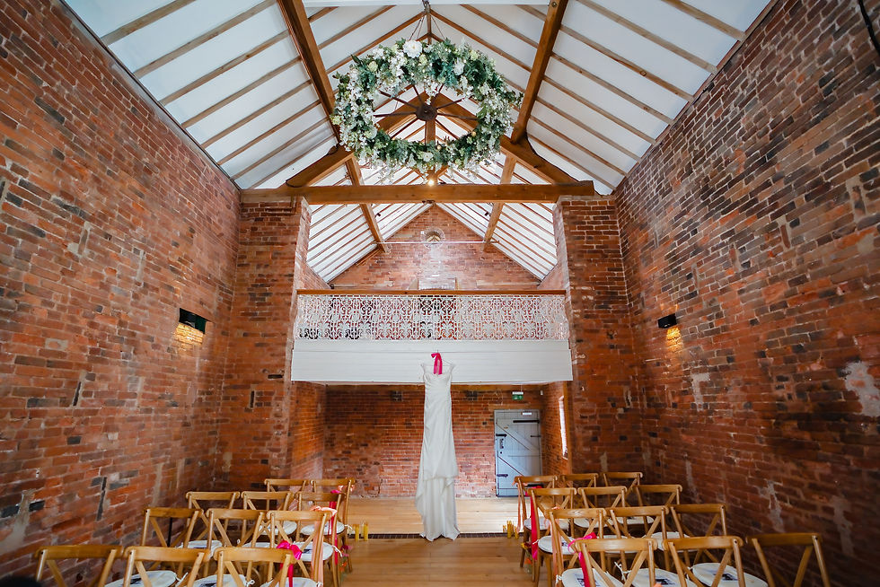Styled long table for intimate wedding dinner
