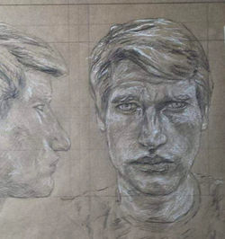 "Self Portrait Study for Limestone"