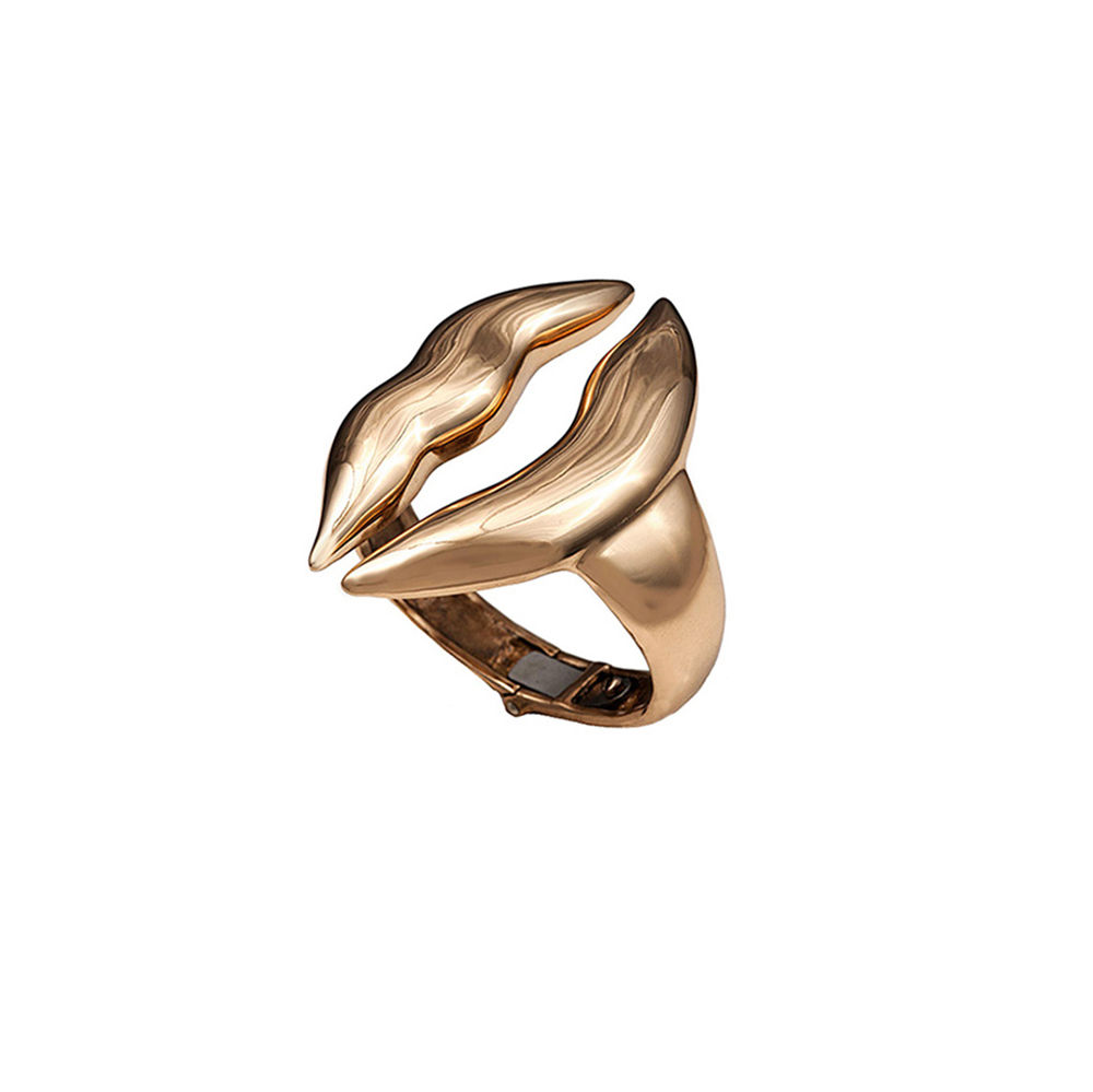 Big mouth bronze cuff bracelet G.P.