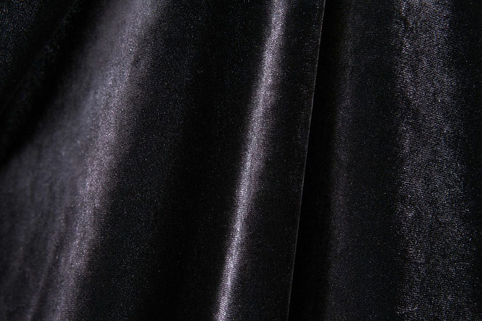 Thumbnail: Glossy, 2 Way Stretch, Knitted Triacetate Velvet (NFKO20210240)