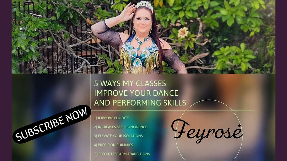 Thursday Mixed Level Bellydance Zoom
