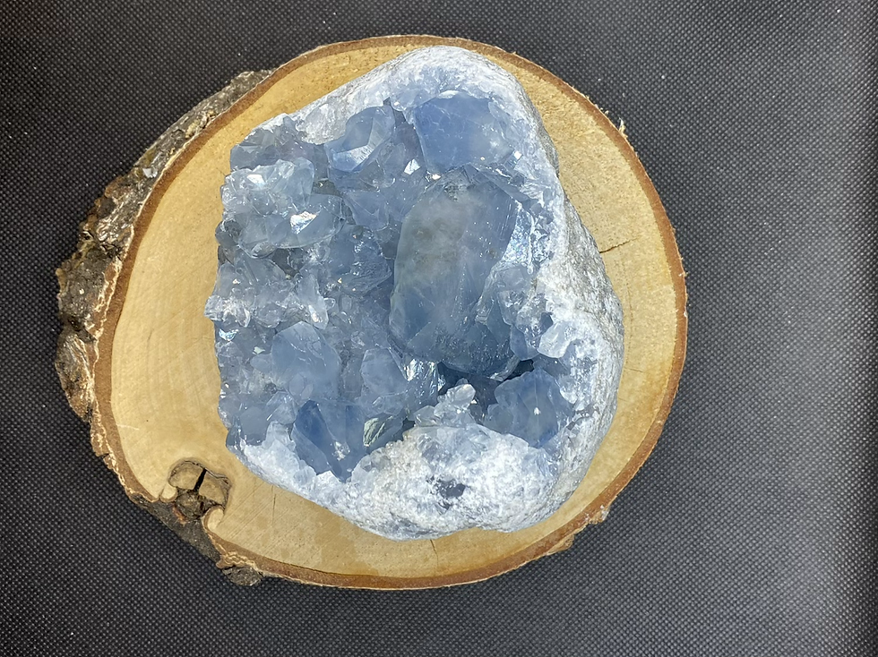 Miniature : Druse de Celestine de Madagascar 