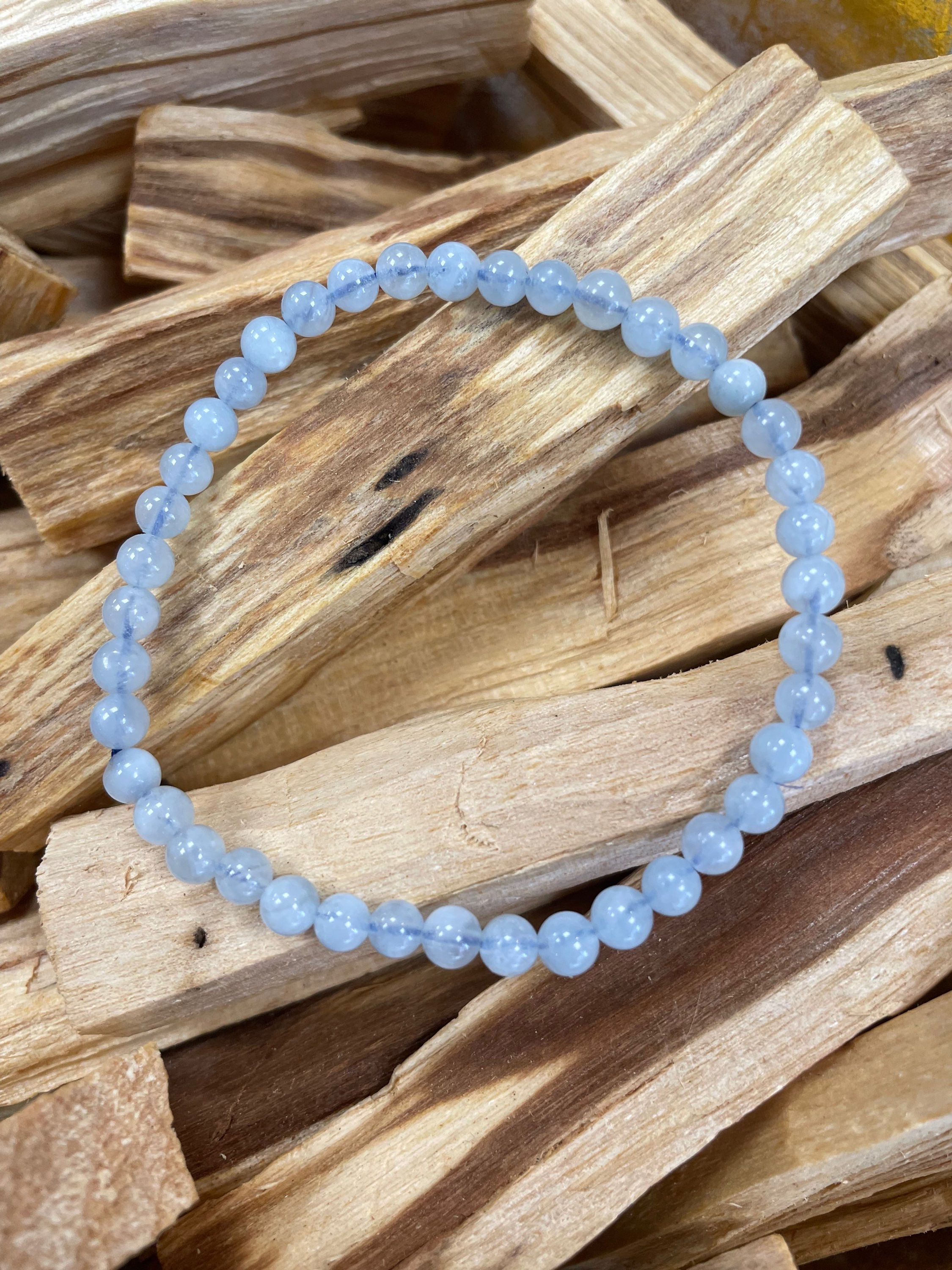 Bracelet 4mm Aigue Marine