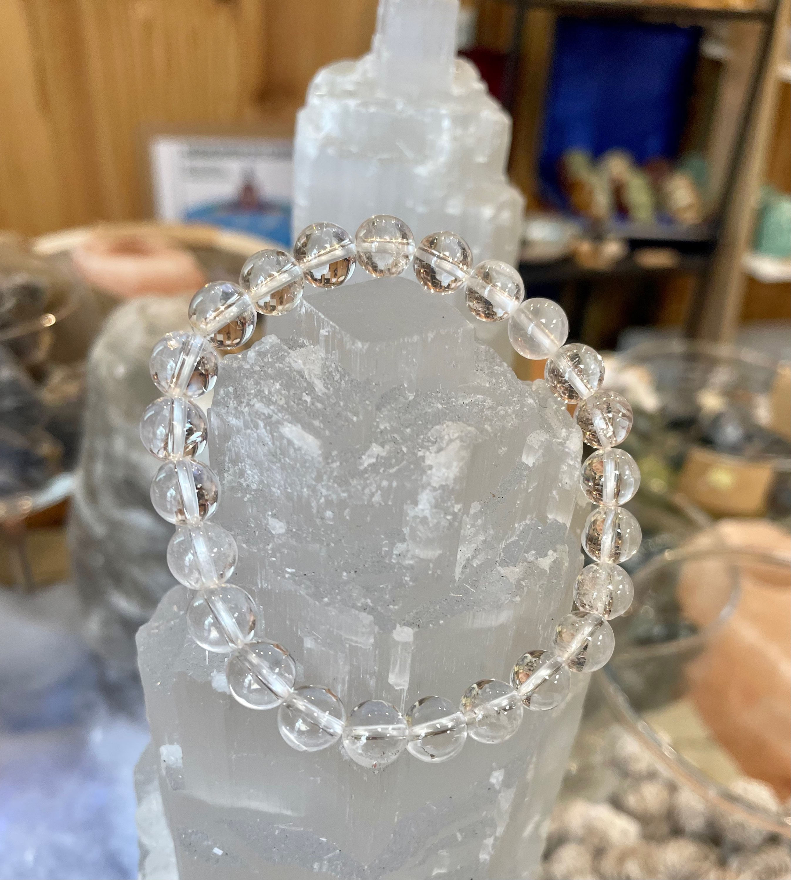 Bracelet Cristal de Roche 8 mm
