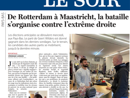 Le Soir: Van Rotterdam tot Maastricht wordt de strijd georganiseerd tegen extreemrechts