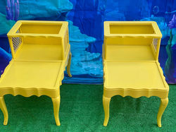 Chic Yellow Side Tables