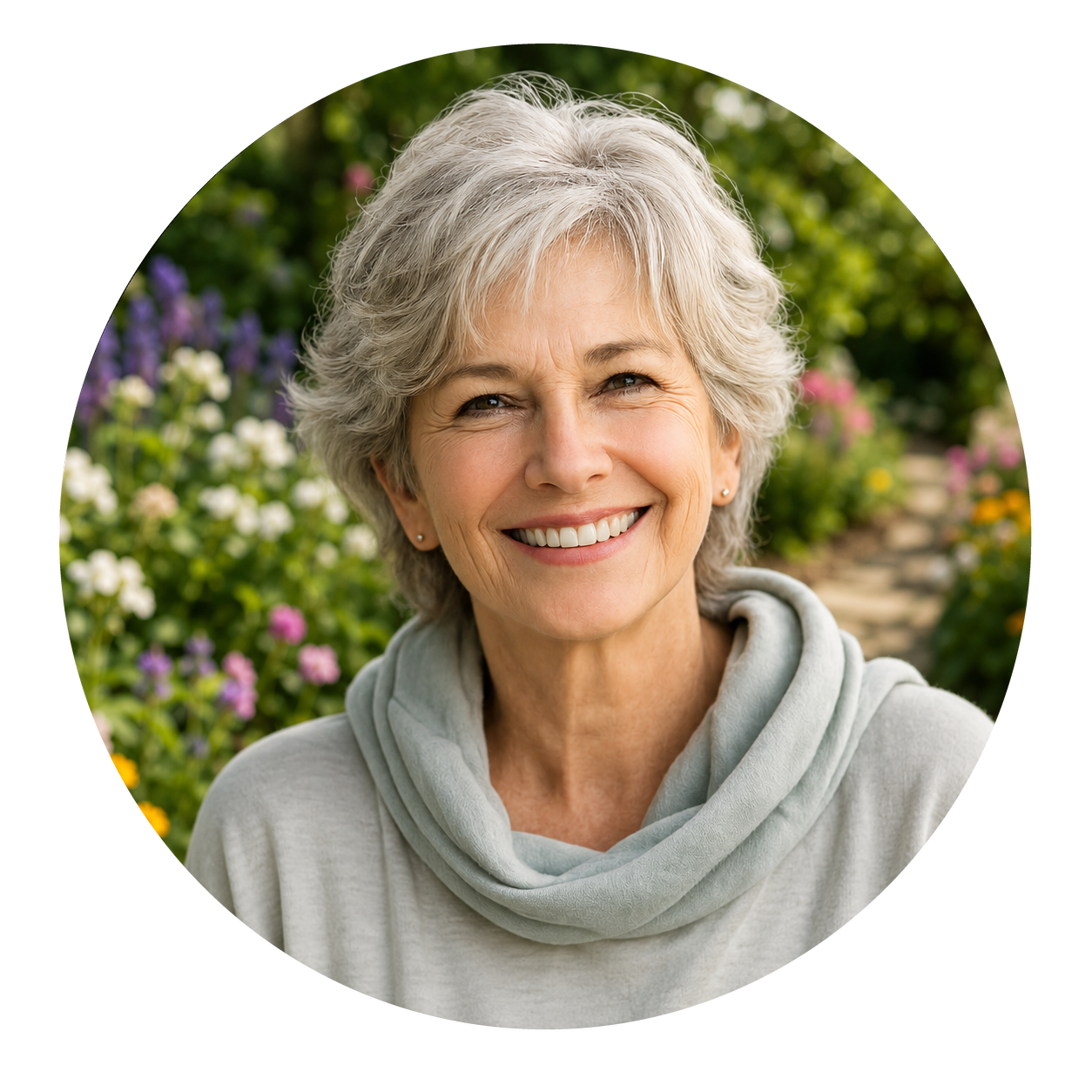 Retired woman describing how regular conversations restored purpose and connection after retirement.