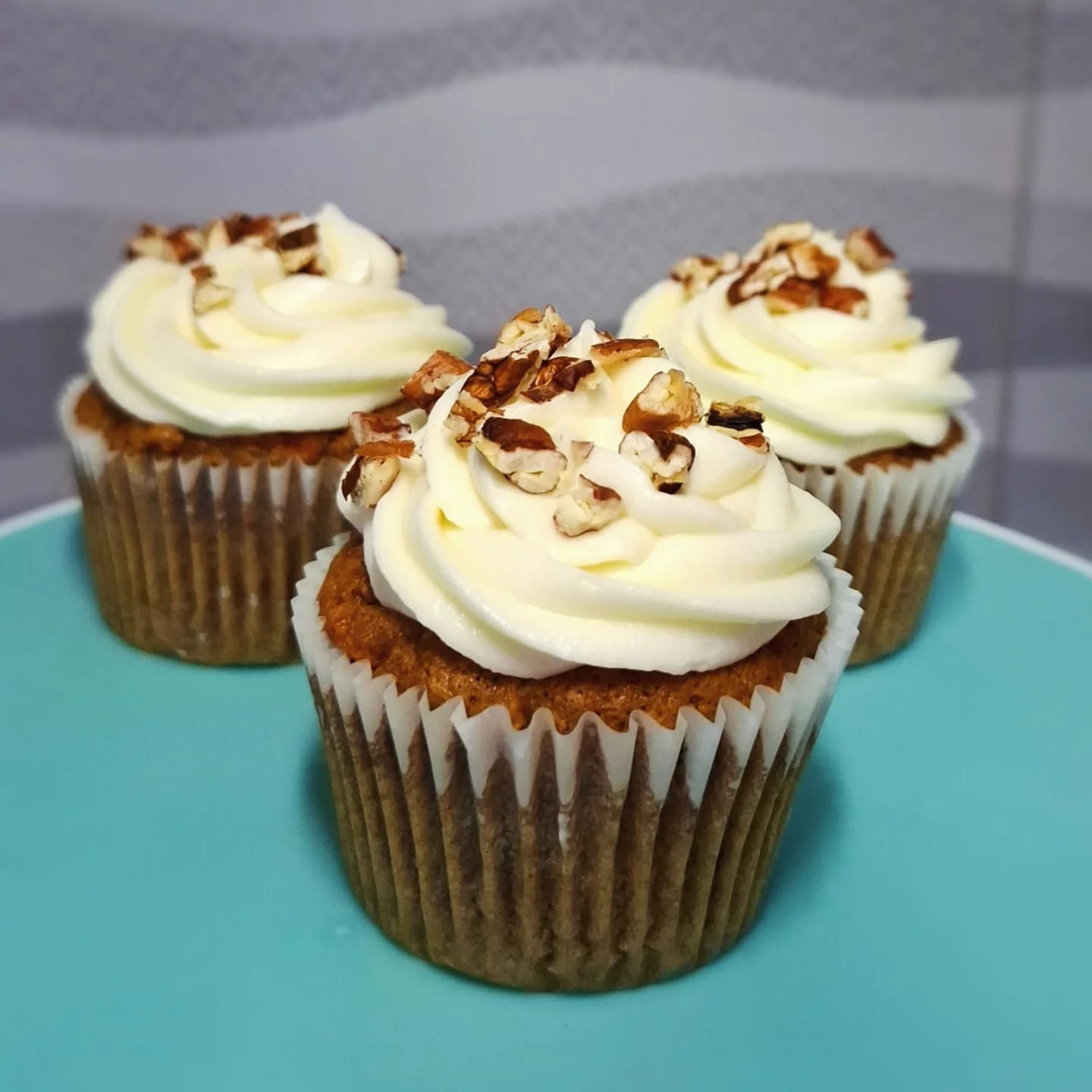 Carrot Cupcakes with Cream Cheese Frosting