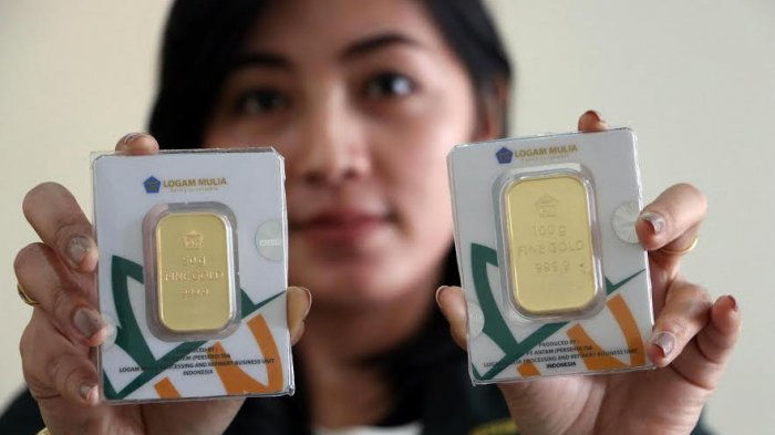 Trump Tebar Ancaman Perang Dagang, Harga Emas Dunia Berkilau