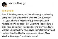 Window Cleaning Review in Anacortes WA, Kick'n Glass 