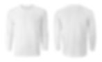 White Long Sleeve Round Neck T shirt- Connection Uniforms