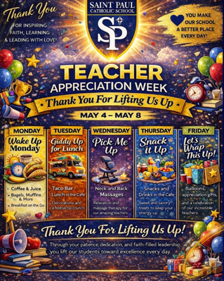 šTeacher/Staff Appreciation 2026