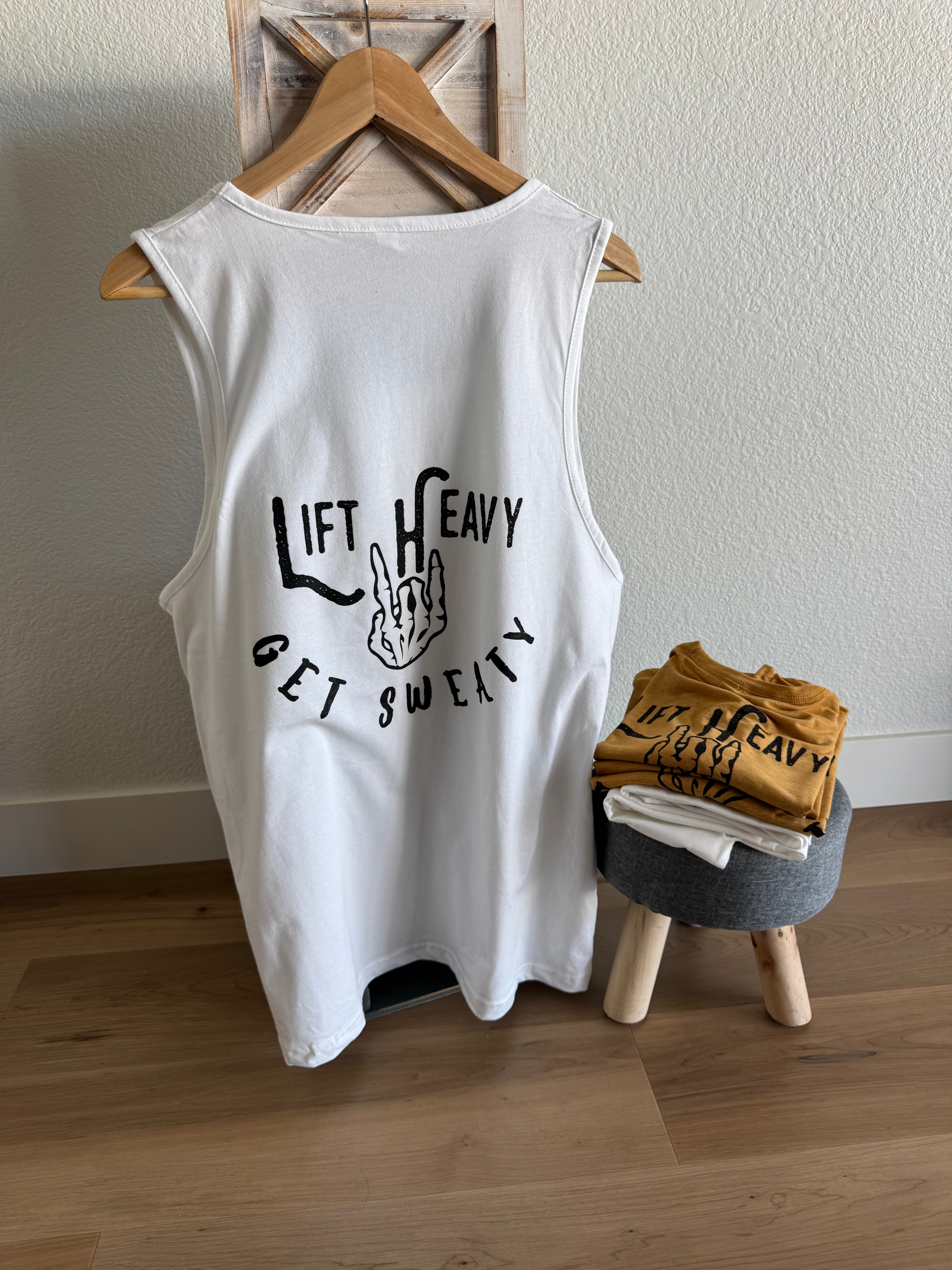 Lift Heavy Get Sweaty Men's Tank Top