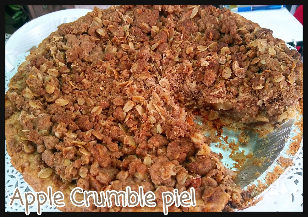 Apple Crumble Pie