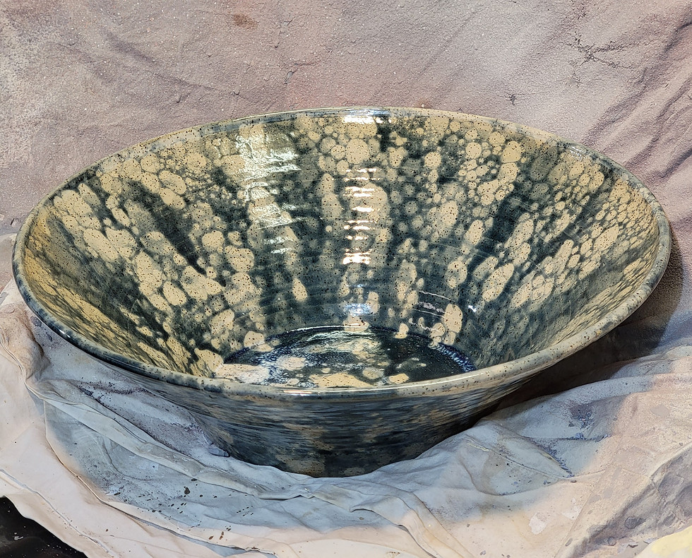 Thumbnail: LG Blue Bubble Glazed Fruit Bowl