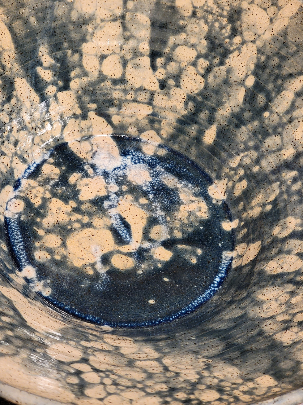 Thumbnail: LG Blue Bubble Glazed Fruit Bowl