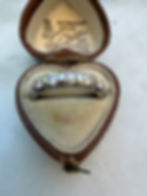Thumbnail: 9ct White Gold Tension Set Diamond 5-stone Ring (M 1/2))