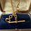 Thumbnail: Antique (1924) 18ct Gold Albert Watch Chain