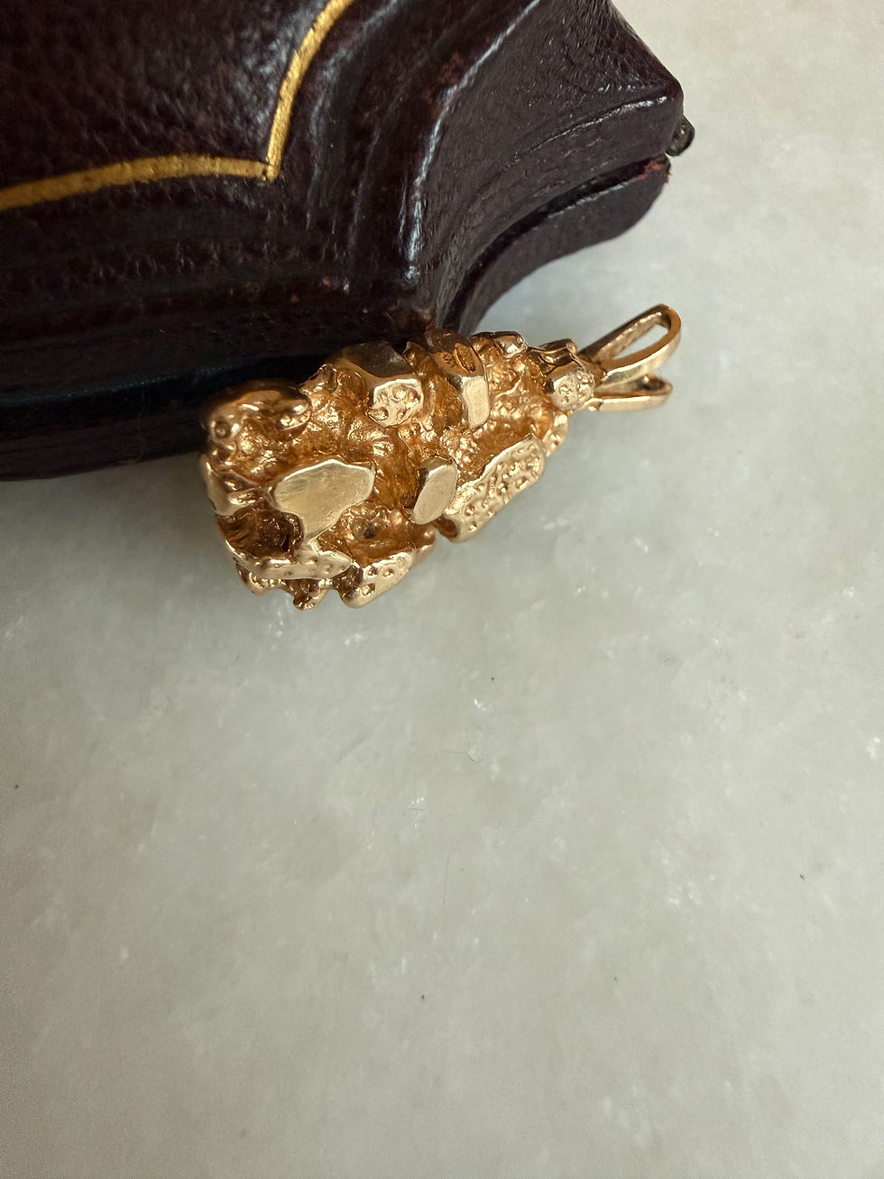 Thumbnail: 14ct Gold Nugget Pendant