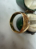 Thumbnail: Antique Old Cut Diamond Star Set Ring (UK J 1/2)