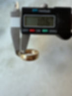 Thumbnail: Millennium 2000 9ct Yellow Gold Band (UK Q 1/2)