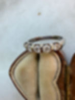 Thumbnail: 9ct White Gold Tension Set Diamond 5-stone Ring (M 1/2))