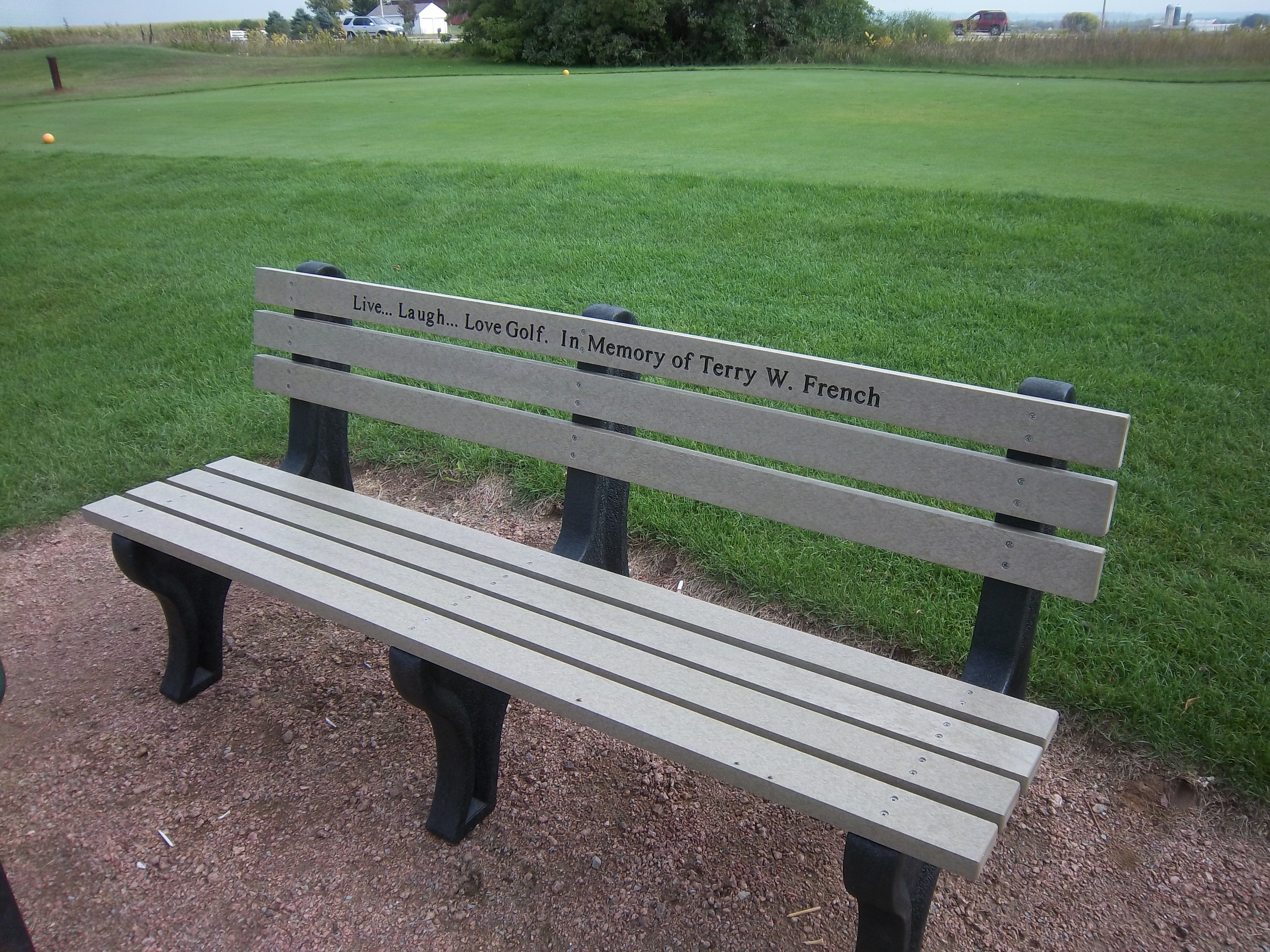 Mid Vallee Golf Course Memorial Benches Wisonsin