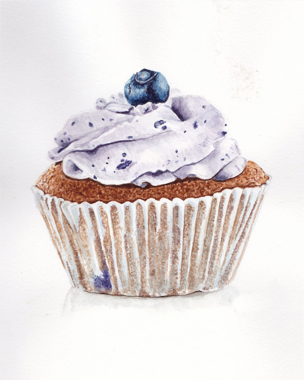 Blueberry Cupcake