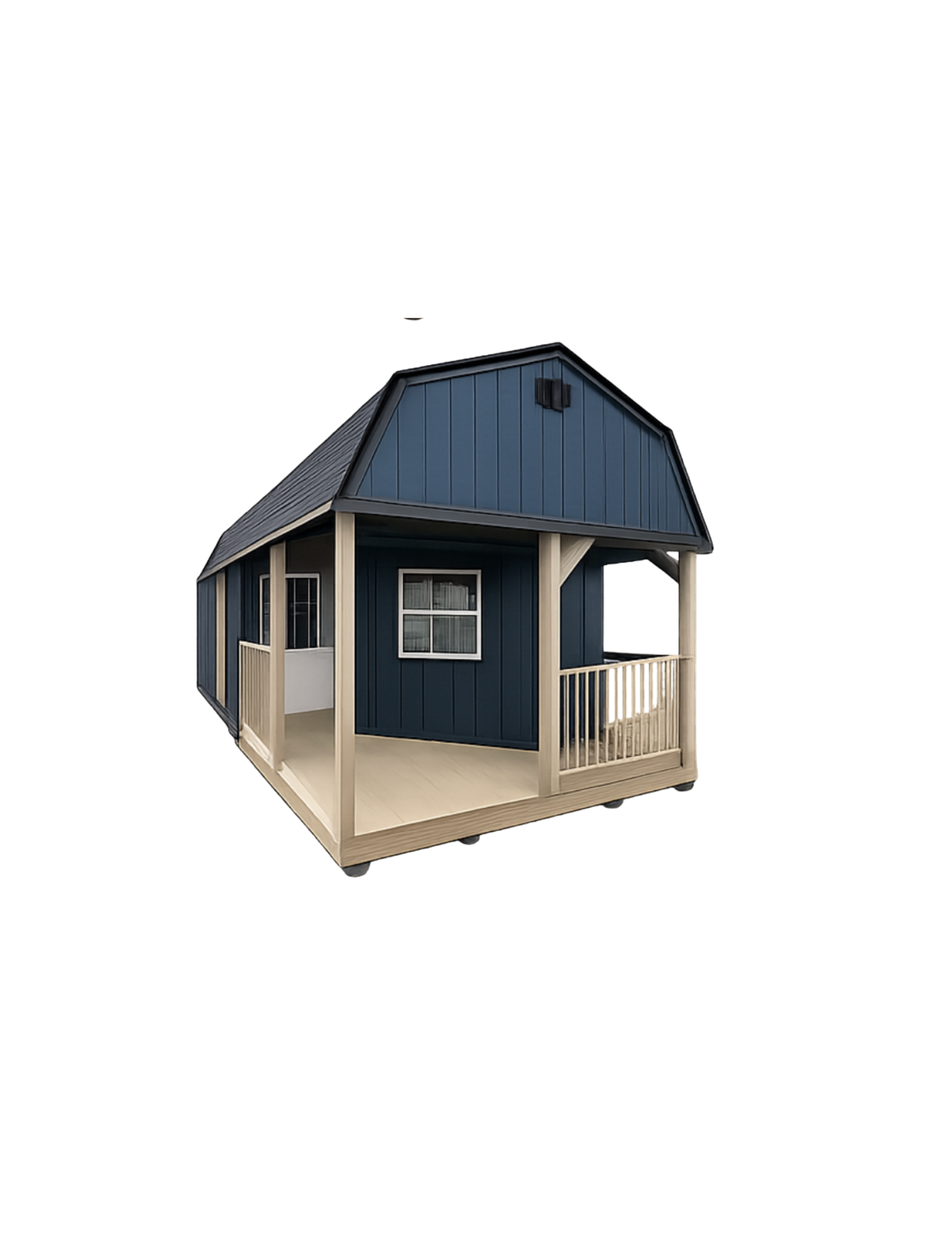 Deluxe Lofted Barn Cabin available from Simply Sheds of Prattville in Central Alabama