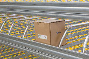 Autopak roller storage shelf for ecommerce and fulfillment 