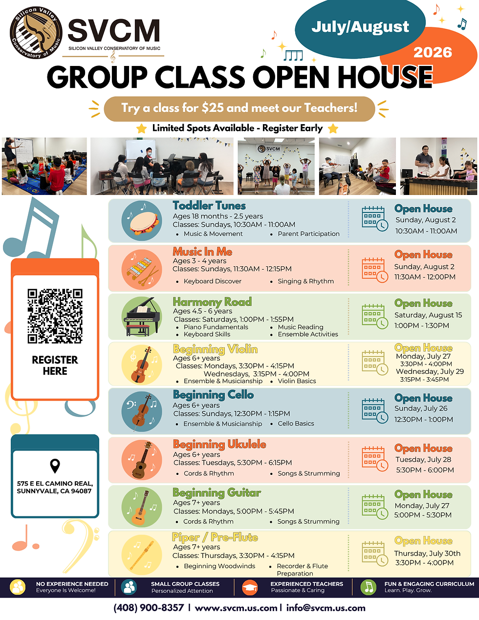 2026 Group Class Open House