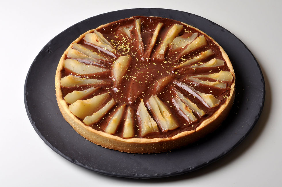 tarte poire chocolat