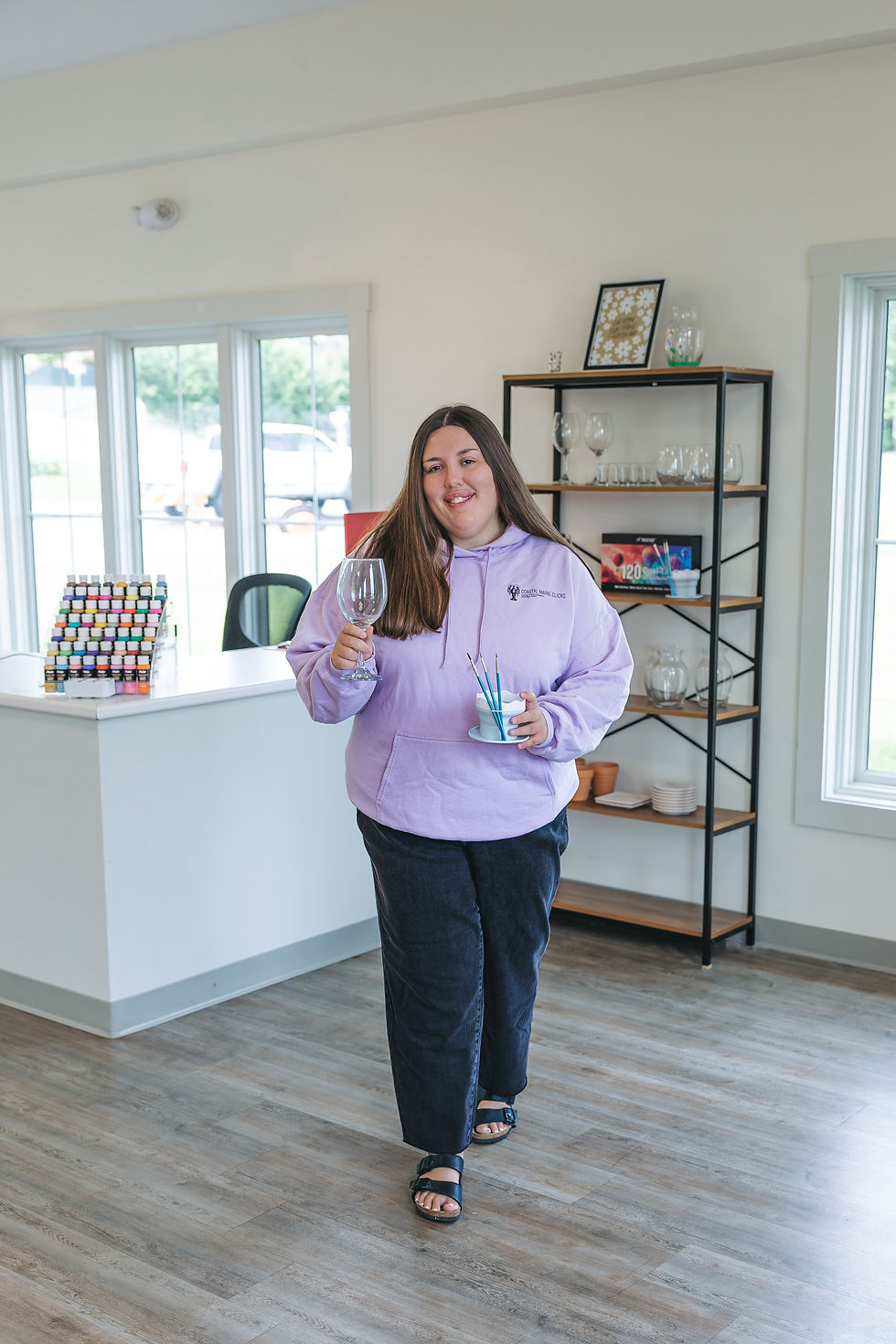 Self-Guided Wine Glass Paint Night | $25