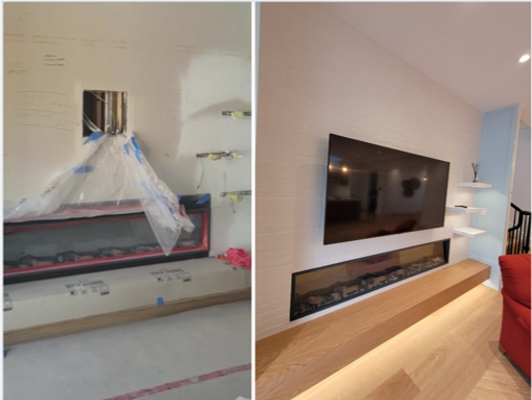 Before and After, Fireplace