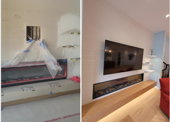 Before and After, Fireplace