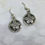 Thumbnail: Round Flower Wire Earrings
